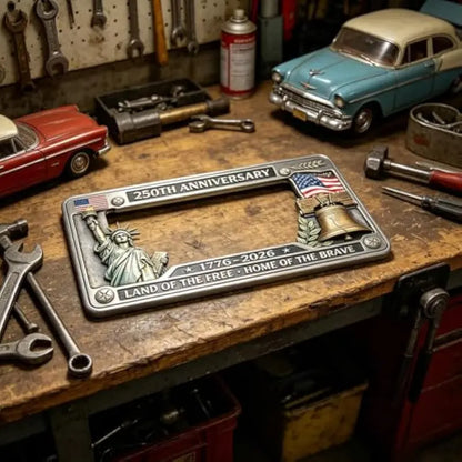 🔥 250th Anniversary Commemorative License Plate Frame🗽