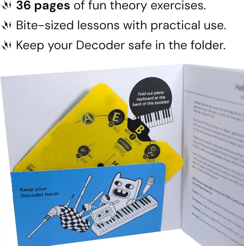 🔥Last Day 50% OFF - 🎵 Circle of Fifths Music Theory Set