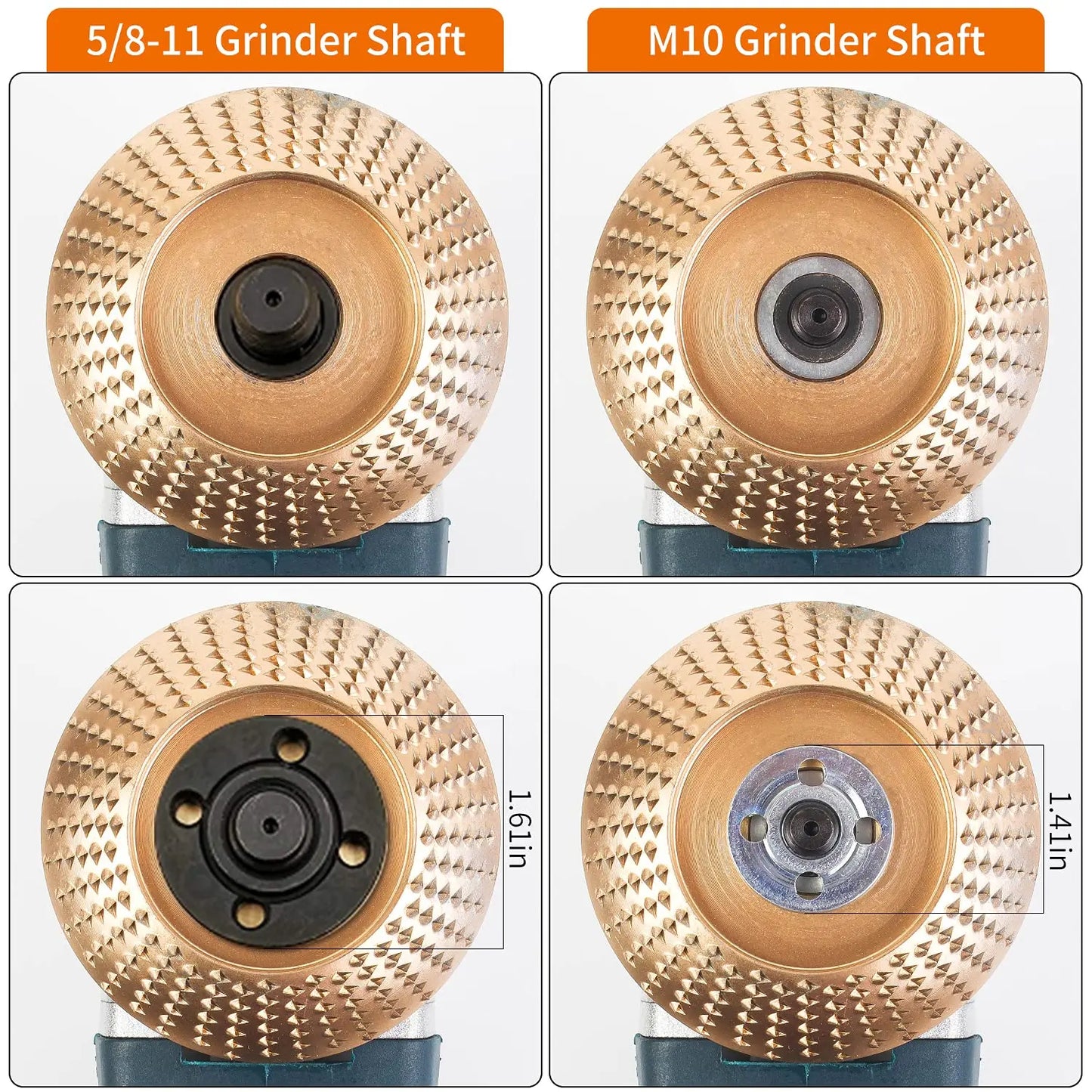 Wood Carving Disc Set for Angle Grinder 3Pcs