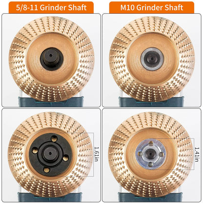 Wood Carving Disc Set for Angle Grinder 3Pcs
