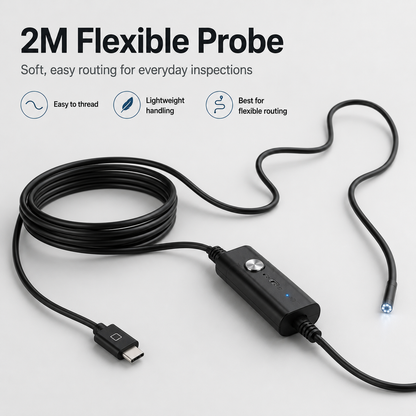 Limited -Time 50% OFF HD Endoscope Inspection Camera | 2M 5M 10M Waterproof Probe
