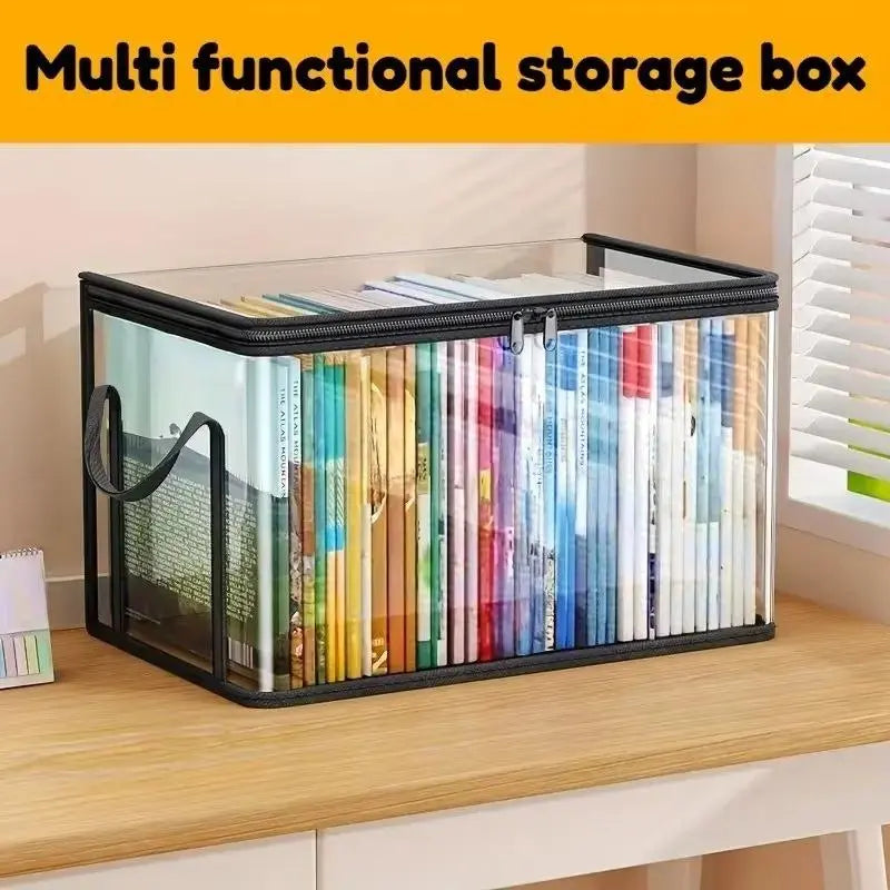 2026 Hot Sale🔥Heavy-Duty Clear Storage Box – Hinged Lid, Large Capacity