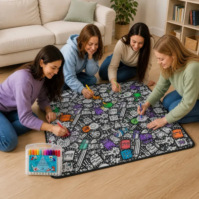 💥Hot Sales💥Color-Your-Own Blanket for Kids & Adults