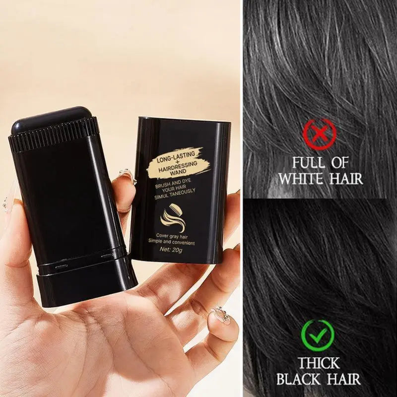 Hair dye comb, One-time use, Non-fading, Natural and long-lasting, Covers gray hair without damaging hair