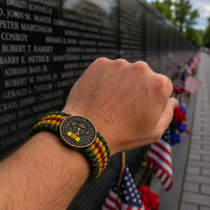 🏆Last Day Promo: 49% OFF 🎖️Survival Paracord Bracelet Honoring Vietnam Veterans