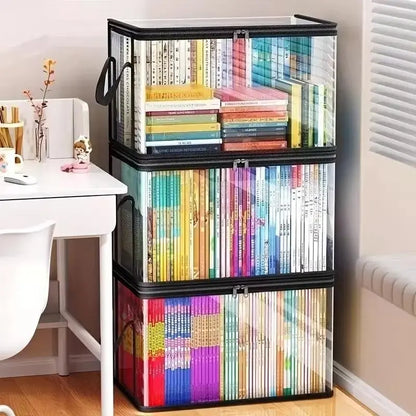 2026 Hot Sale🔥Heavy-Duty Clear Storage Box – Hinged Lid, Large Capacity