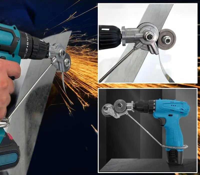 50％ OFF ⏳Father's Day Limited Edition 🔥Electric Drill Mounted Metal Cutter for Iron Steel Aluminum Sheet