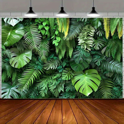 Dreamy Forest Background Banner - Outdoor Birthday Party Scene Decoration