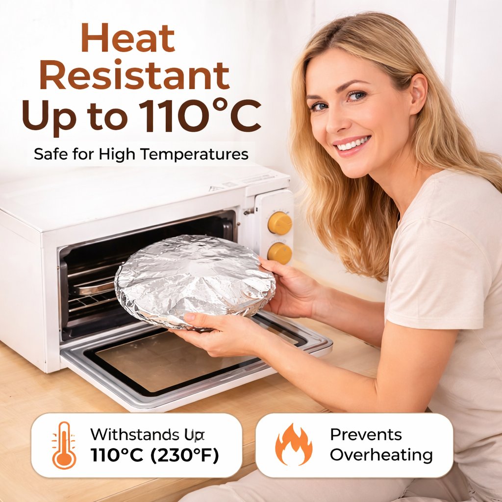 🔥Hot Sale Aluminum Foil Heat Shield Covers – No Plastic 🥘