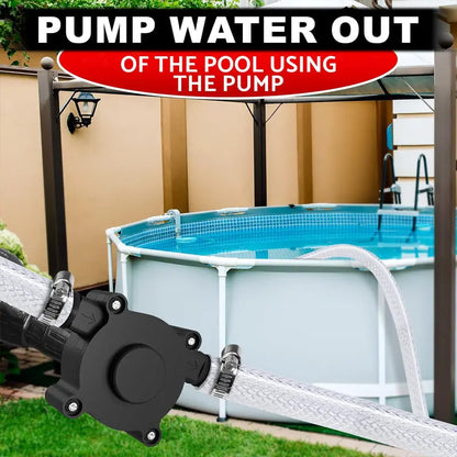 High-Flow Electric Drill Pump – Self Priming Portable Water Pump, Drill Powered Transfer Pump for Water, Oil, Gasoline & Diesel | Hand-Powered, Non-Electric Pump
