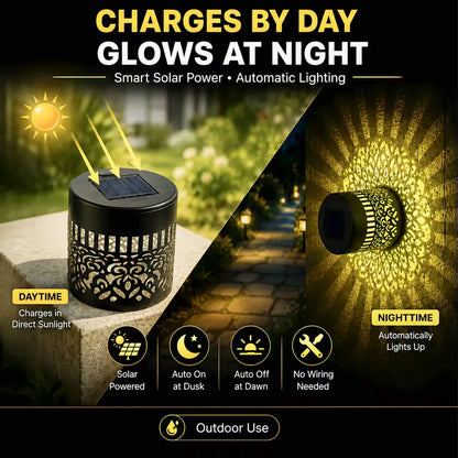 🔥50% OFF🔥-Seven-Color Changing Solar Mandala Projection Wall Light-Buy More Save More