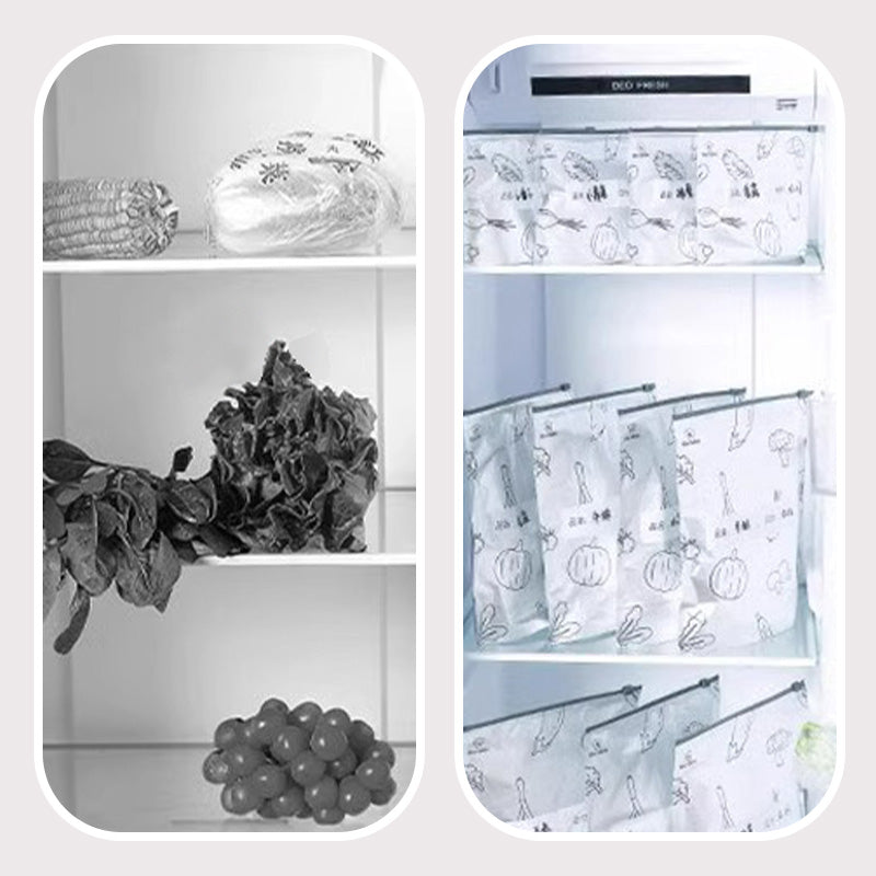 Reusable and Resealable Aluminum Storage Bag 🥢🌍 – Perfect for Storing and Protecting Your Food! 🌿