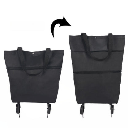 🔥LAST DAY-50% OFF🔥 2 in 1 Foldable Shopping Cart🎁