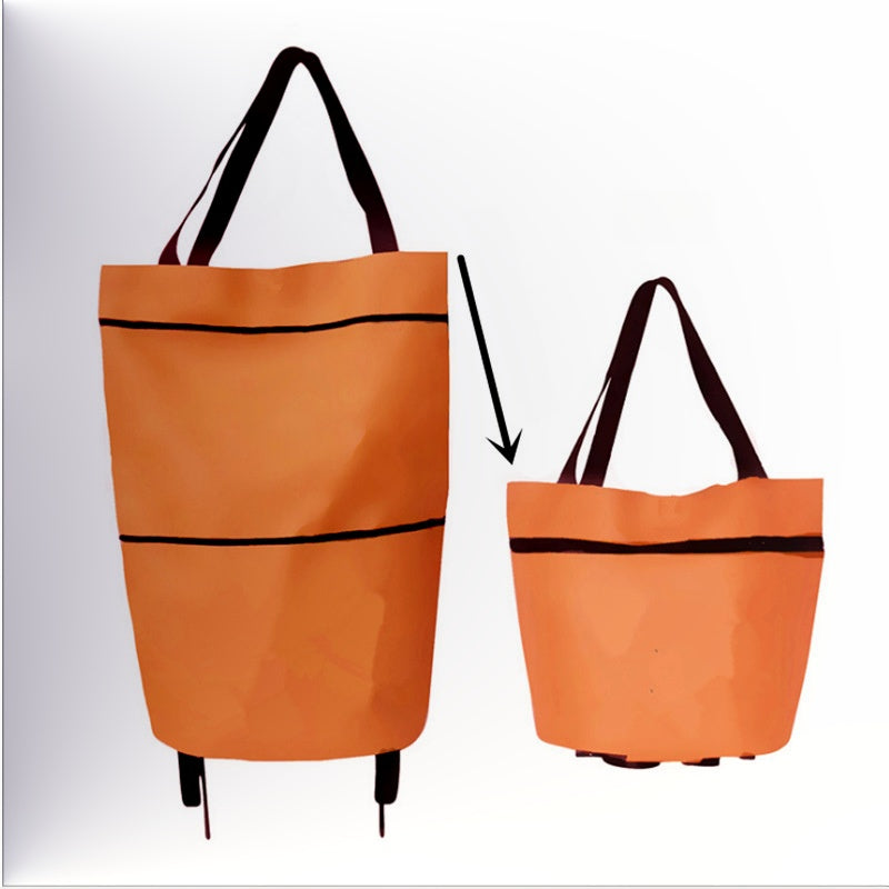 🔥LAST DAY-50% OFF🔥 2 in 1 Foldable Shopping Cart🎁