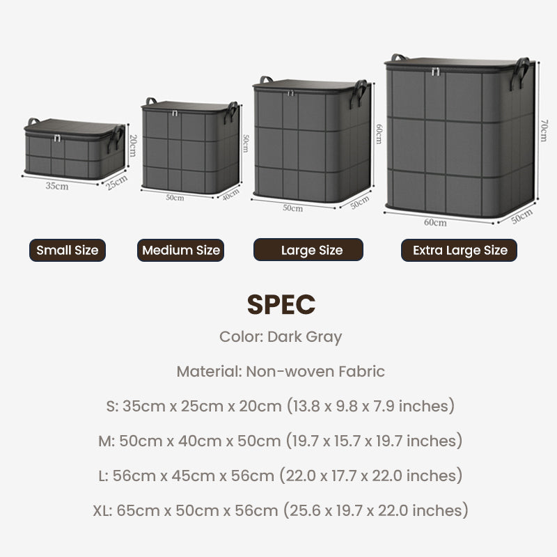 Giant storage bag – instantly enjoy a clean and organized home.