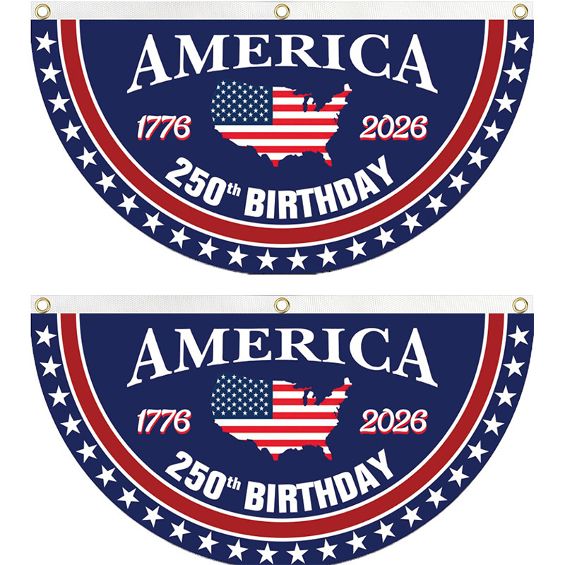 250th Anniversary USA Fan Flag - Made in America