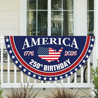 250th Anniversary USA Fan Flag - Made in America