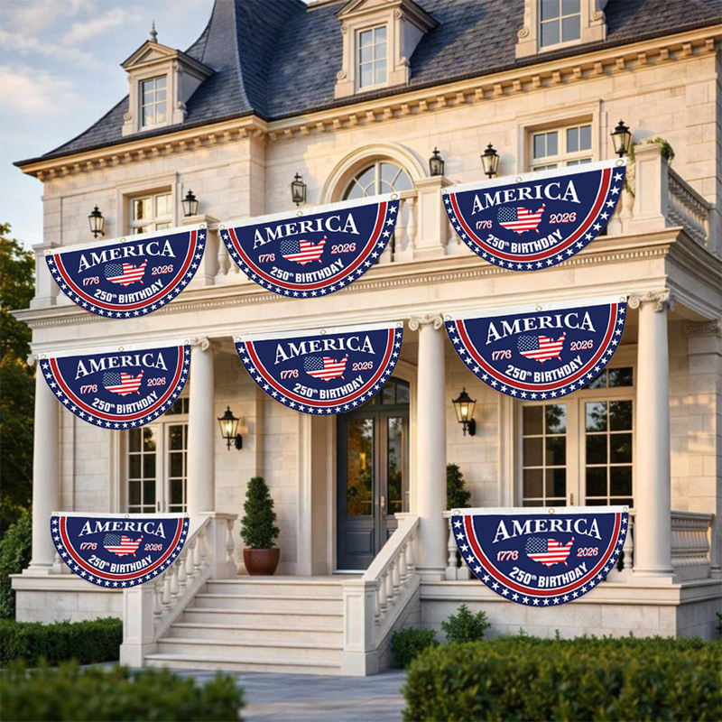250th Anniversary USA Fan Flag - Made in America