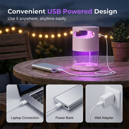 2026 HOT SALE🔥UV Mosquito Killer Lamp – quiet, USB, chemical-free. 50K+ sold! 🔇🌙