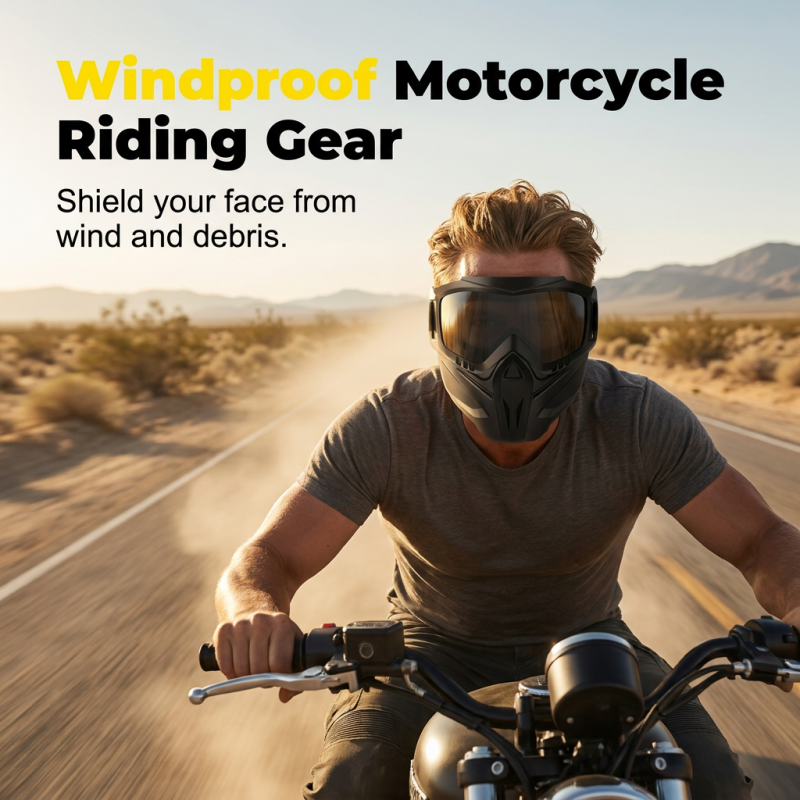 ⏳LAST DAY SALE🌟Detachable Full Face Goggle Mask