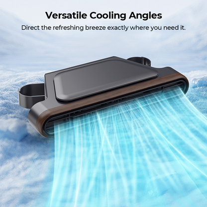 Car Seat Fan 🌬️ – 3-Speed Rechargeable Clip-On Fan with 3000mAh Battery 🔋 | USB-C Charging ⚡