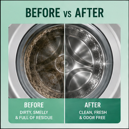2026 Newly Upgraded Version Eco-Friendly Pet Washer Cleaner Tablets – Removes Odors, Hair & Residue